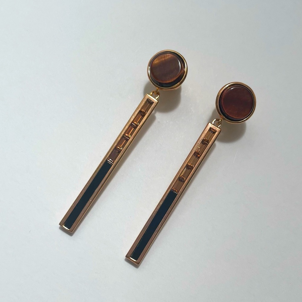 Henri Bendel Rose Gold Earrings